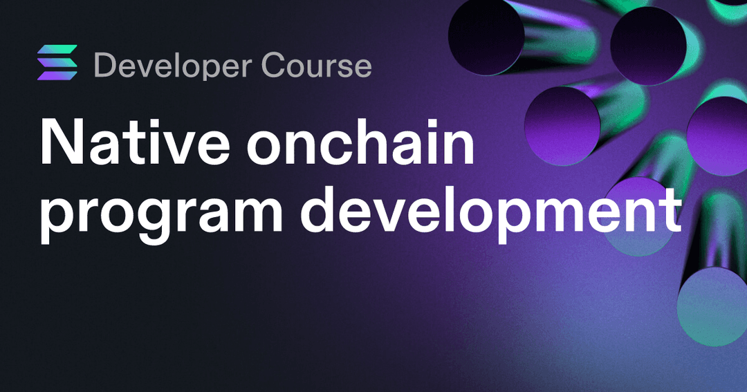 Native onchain program development